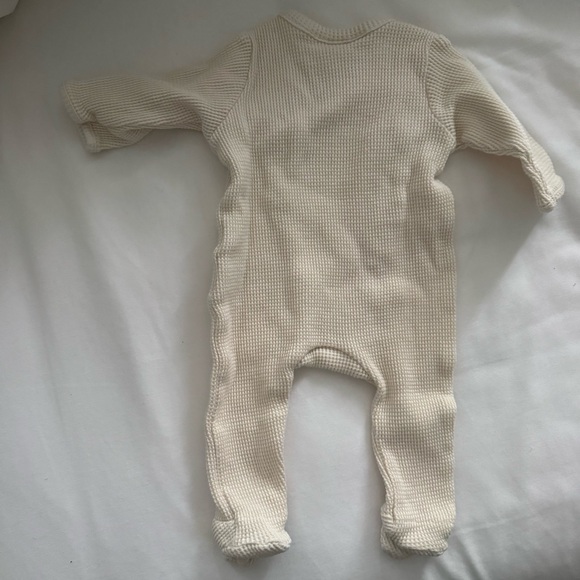 NWOT H&M Waffle 100% Organic Cotton Jumpsuit Onesie (two available) Newborn + 3M - Picture 7 of 12